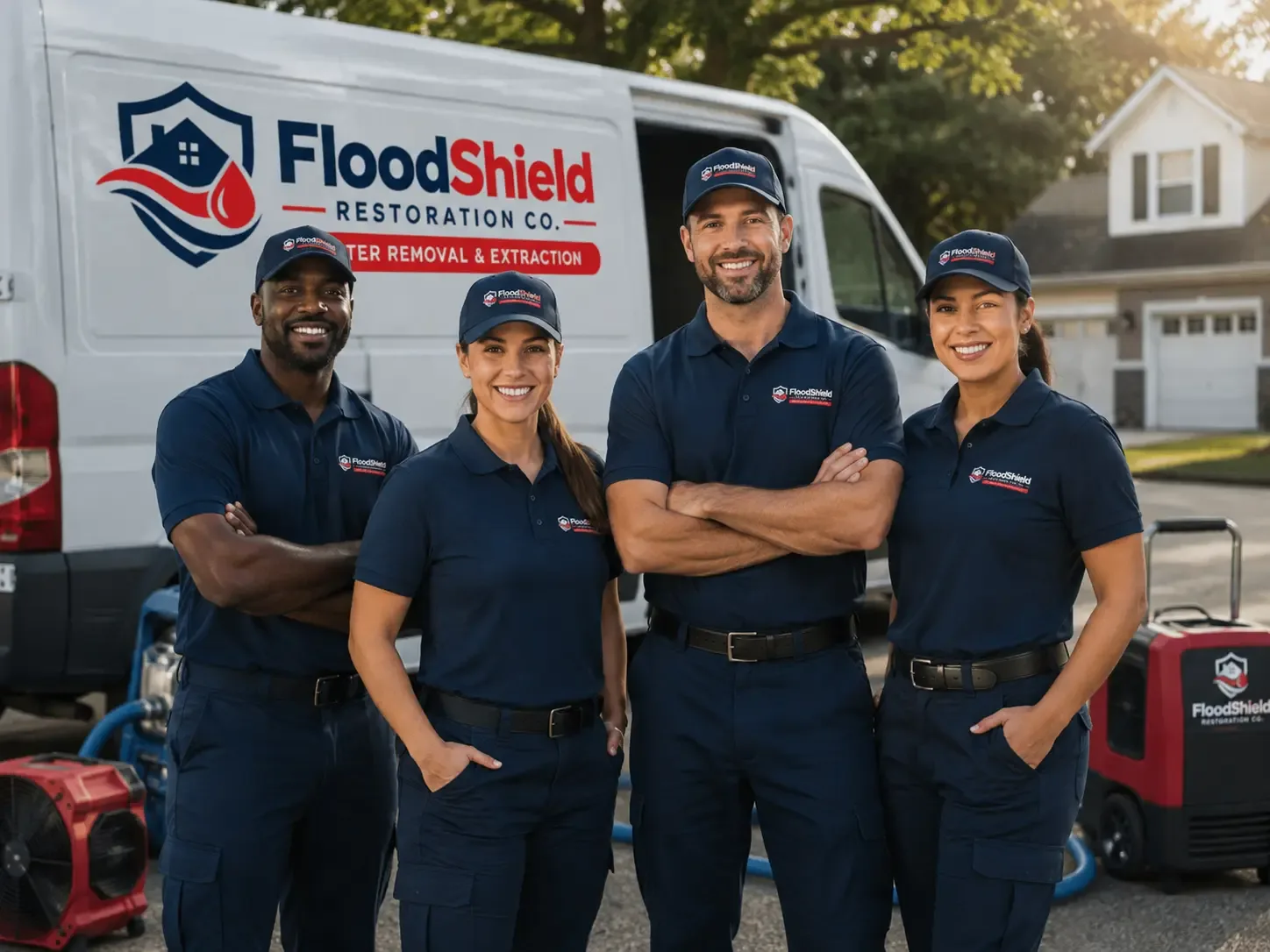 Flood Damage Restoration company in Ashville, OH